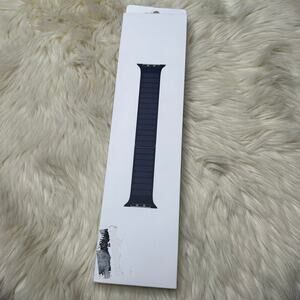 Apple Watch Band - Leather Link (41mm) - Ink - M/L New MP843ZM/A